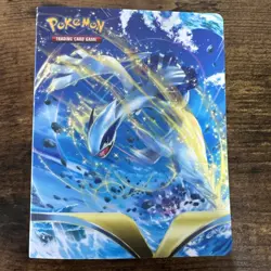 Pokemon TCG Mini Portfolio Binder Holds 60 Cards Lugia Vulpix Silver Tempest - Image 1