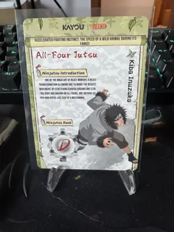 Naruto Kayou English Series 2 Card - Kiba Inuzuka - NRSA02-SSR-005L3 - Image 2