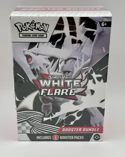 Pokemon Trading Card Games Scarlet Violet White Flare Booster Bundle Sealed - Image 1
