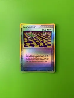 Warp Point 85/95 EX Team Magma Vs Team Aqua Reverse Holo Pokemon Card LP+ - Image 1