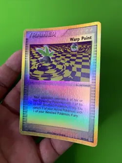 Warp Point 85/95 EX Team Magma Vs Team Aqua Reverse Holo Pokemon Card LP+ - Image 3