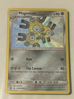 Pokemon TCG Magneton SV28/SV94 Hidden Fates Baby Shiny Card Shiny Vault - Image 1
