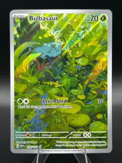 Bulbasaur 166/165, Ivysaur 167/165, Venusaur ex 198/165 151 3 Card Lot Set LP - Image 2