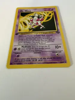 Pokemon Card - Mr. Mime Jungle 22/64 Rare 1st Edition Never Played - Image 3
