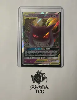 Pokemon Gengar & Mimikyu GX Team Up Holo Card 53/181 Ultra Rare SM - Image 1