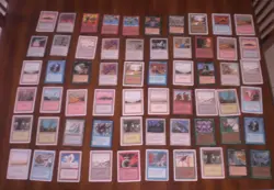 60 ASSORTED MAGIC THE GATHERING CARDS - Image 1