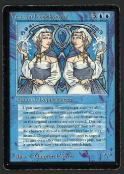 ***Beta Vesuvan Doppelganger (Edge Indent)*** MTG Beta Magic Kid Icarus - Image 1