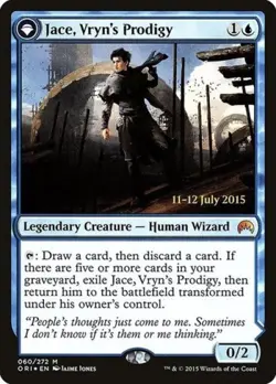 Jace, Vryn's Prodigy -Foil Near Mint MTG Promos: Prerelease Cards - Image 1