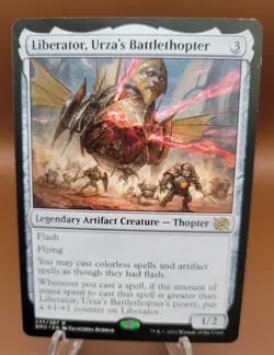 Liberator, Urza's Battlethopter x1 MTG Brothers War Magic Light Play LP English - Image 1