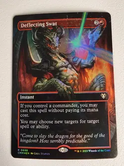 Mtg Deflecting Swat Boderless Foil Nm Condition Pack Fresh. - Image 1