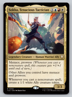 Sokka, Tenacious Tactician - MTG Avatar: The Last Airbender TLA - Image 1