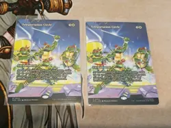 Teleportation Circle X2 Borderless TMNT Pack Fresh MTG MINT 🔥 - Image 1