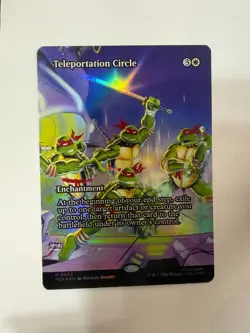 Teleportation Circle (Borderless FOIL) - MTG: Teenage Mutant TMNT - SHIPS NOW! - Image 1