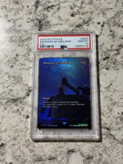 Memories of Nibelheim FOIL (FCA 0026) PSA 10 GEM MINT (MTG Final Fantasy 2025) - Image 1