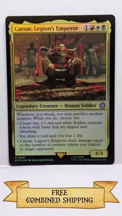 Caesar, Legion's Emperor Universes Beyond: Fallout Foil - Image 1