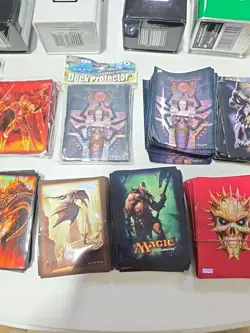 Ultra Pro Brom Series Sleeves MTG Plus Other Sleeves And 5 Rook Deck Boxes READ - Image 3