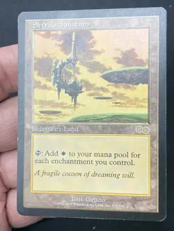 ***Serra's Sanctum (Vertical Bend)*** MTG Urza's Saga Magic Kid Icarus - Image 3