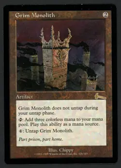 ***Grim Monolith*** MTG Urza's Legacy Magic Kid Icarus - Image 1