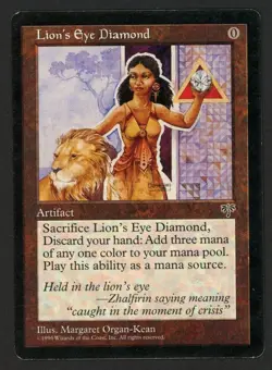 ***Lion's Eye Diamond*** MTG Mirage Magic Kid Icarus - Image 1