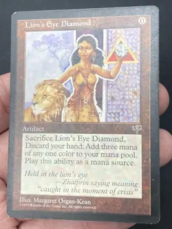 ***Lion's Eye Diamond*** MTG Mirage Magic Kid Icarus - Image 3
