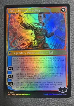 MTG Magic FOIL Ral, Monsoon Mage / Leyline Prodigy 0247 Modern Horizons 3 NM - Image 2