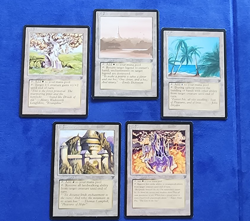MTG Legends All 5 Legendary Mana Lands in LP/NM Condition - Image 2