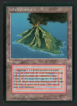 ***FBB Italian Volcanic Island*** MTG Revised Magic Kid Icarus - Image 1