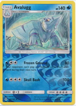 x4 Avalugg - 30/131 - Rare - Reverse Holo Pokemon Forbidden Light M/NM - Image 1