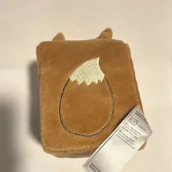 Pokemon TCG Eevee Plush Deck Box Card Storage Case 2023 Brown Yellow - Image 4