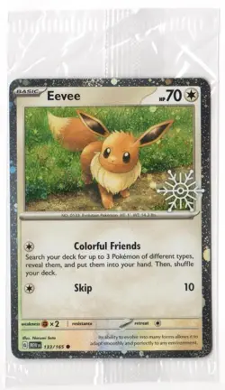 Eevee 133/165 Holiday Calendar Stamped Promo SEALED Pokemon 151 NM - Image 1