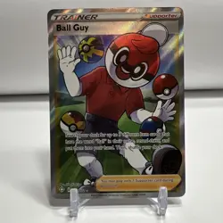 Pokemon TCG Ball Guy Full Art Trainer Card #065/072 SWSH Shining Fates One Owner - Image 1