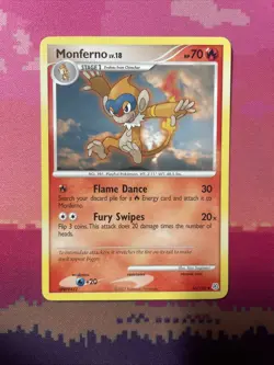 Pokemon Card Monferno Diamond & Pearl Uncommon 56/130 NM - Image 1
