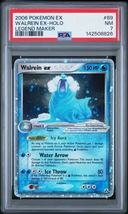2006 POKEMON EX LEGEND MAKER #89 WALREIN EX-HOLO LEGEND MAKER PSA 7 - Image 1