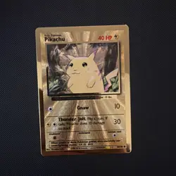 Pokemon Celebrations Pikachu 058/102 Gold Metal Promo UPC 25th Anniversary ⚡ - Image 1
