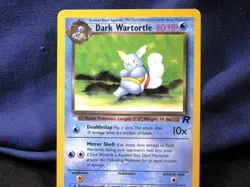 1999-2000 Pokemon TCG Dark Wartortle 46/82 Team Rocket Unlimited LP - EX+/NM- - Image 2