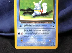 1999-2000 Pokemon TCG Dark Wartortle 46/82 Team Rocket Unlimited LP - EX+/NM- - Image 3
