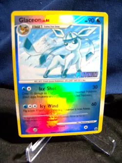 Pokemon Glaceon Majestic Dawn 20/100 Reverse Holo 2008 Platinum - EX+ / NM- - Image 1