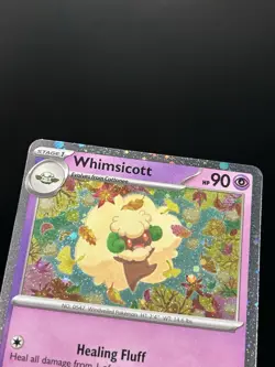 Whimsicott 019 - Pokemon Mega Evolution Black Star Promo Card - NM - Image 2