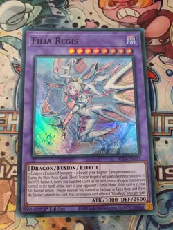 Yu-Gi-Oh! Filia Regis ALIN-EN037 1st Edition Super Rare - Image 1