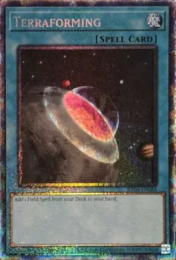 Yugioh! Terraforming - RA04-EN084 - Collector's Rare - 1st Edition Near Mint, En - Image 1