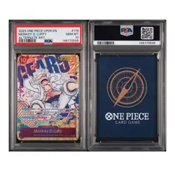 2023 ONE PIECE OP05-AWAKENING OF THE NEW ERA ALT ART #119 MONKEY D. LUFFY PSA 10 - Image 3