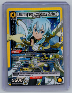 Sinon (Sun Goddess, Solus) SR UE07BT SAO-1-025 Union Arena Sword Art Online - Image 1