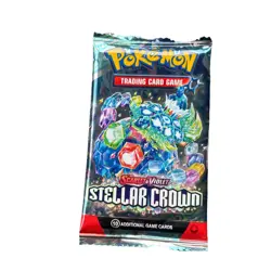 Pokemon TCG Scarlet & violet stellar Crown, 10 card back New Fresh Packs of 10 - Image 1
