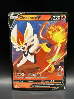 Cinderace 60Stamp Cinderace V 043/264 - Pokemon Fusion Strike Card - NM - Image 1