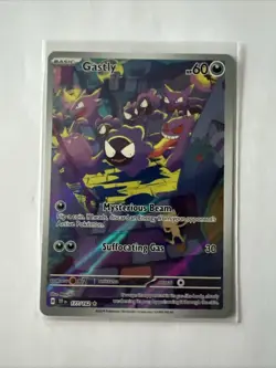 Pokemon TCG Scarlet & Violet Temporal Forces Gastly Card 177/162 IR - Image 1