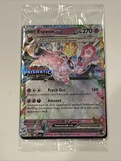 Pokemon TCG COMPLETE Prismatic Evolutions Stamped SEALED PROMOS 9 Card Set - Image 4