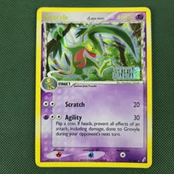 HP Grovyle 19/100 Delta Species Crystal Guardians Reverse Holo Pokemon Card - Image 1