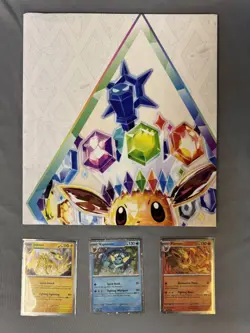 Pokemon TCG Prismatic Evolutions Poster Collection - Promo Cards and Poster Only - Image 1