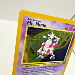 Pokemon Mr. Mime Jungle Holo Rare Card 6/64 Unlimited 1999 English WOTC LP - Image 2