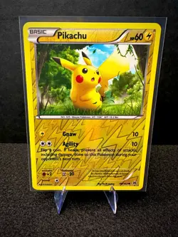 Pikachu 48/162 XY BREAKthrough Common Reverse Holo Pokemon TCG Card LP - Image 1